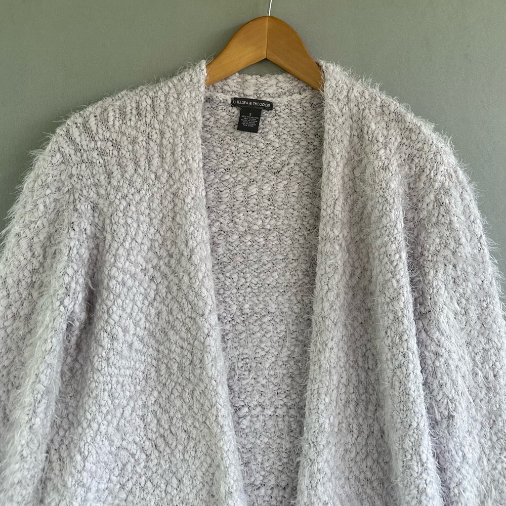 5 for $40 Chelsea & Theodore Open Cardigan Sweater Women Size S - Picture 4 of 8